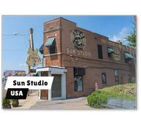 Historic Sun Studio on Union Avenue on in Memphis, Tennessee, USA, Fridge Magnet