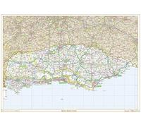 Historic Sussex County Map-Paper