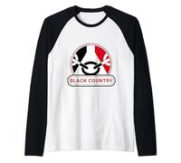 Historic West Midlands England Badge England History Flag Raglan Baseball Tee