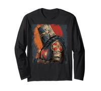 Historical Knights Templar Christian Crusade Warrior Long Sleeve T-Shirt
