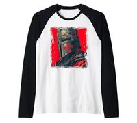 Historical Knights Templar Christian Crusade Warrior Raglan Baseball Tee