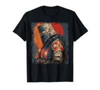 Historical Knights Templar Christian Crusade Warrior T-Shirt