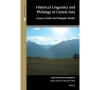 Historical Linguistics and Philology of Central Asia – Essays in Turkic and Mongolic Studies – Brill