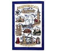 Historical London design 100% Cotton Tea Towel by Elgate