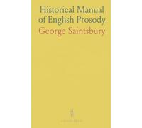 Historical Manual of English Prosody