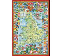 Historical Map Of England & Wales 1000 Piece Jigsaw Puzzle 690mm x 480mm (jg)