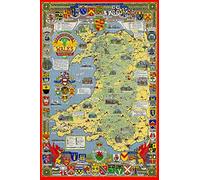 Historical Map Of Wales & Monmouth 1000 Piece Jigsaw Puzzle 690mm x 480mm (jg)