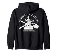 Historical Miniatures Roman Soldier Painter Zip Hoodie