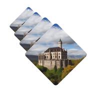 Historical Monuments Of Armenia Car Air Fresheners 4 Pcs Funny Hanging Car Air Fresheners Cute Long Lasting Scented Mirror Hanging Decoration Ornaments Gift For Men Women Square