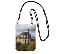 Historical Monuments Of Armenia Cell Phone Purse For Women, Cell Phone Sleeve Pouch Case Wallet Bag With Black Shoulder Strap Travel Pouch
