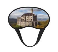 Historical Monuments of Armenia Sleep Mask for Side Sleeper Eye Mask for Sleeping Light Blocking Sleep Eye Mask for Women Men Adjustable Elastic Strap Travel Nap Blackout Eye Shade Cover