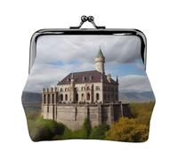 Historical Monuments Of Armenia Small Coin Purse For Women, Kiss-Lock Wallet Leather Cute Coin Wallet Mini Coin Pouch Change Purse Key Holder