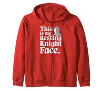 Historical Reenactment Medieval Combat Knight Battle Gear Zip Hoodie