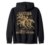 Historical rider humor motif Late Gothic cavalry Zip Hoodie