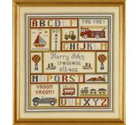 Historical Sampler Co. Get Set Go Birth Sampler Cross Stitch