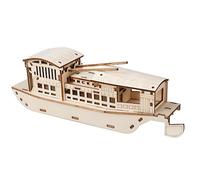Historical South Lake Red Boat Wooden Assembly Model for Physics Teaching and Collecting Miniature South Lake Red Boat Safe Kids Art Set