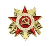 Historical Soviet Order Of The Patriotic War Emblems Pin Accessory For Badge Collectors And Soviet Culture Admirers War Commemoration Badge