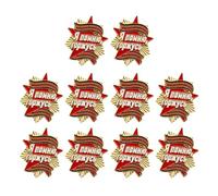 Historical Soviet Victories Day Brooch with Detailed Artwork Russia Flag Bad for Patriotic Displays and Special Ceremonies Soviet Conceit Jewelry
