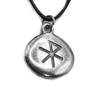 Historical Viking Rune Stone Pendant"Love", fine english pewter
