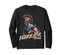 Historical Warrior Gladiator Spartan Greek Roman Vintage Long Sleeve T-Shirt