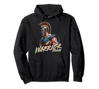 Historical Warrior Gladiator Spartan Greek Roman Vintage Pullover Hoodie