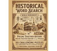 Historical Word search: word search puzzles easy to read print about world history, civilazations,historic events large print 200 pages perfect for ... ,for educators ,shcool kids and seniors.