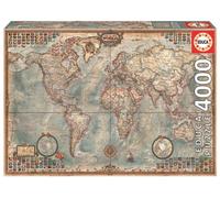 Jigsaw Puzzle - 4000 Pieces - World Map