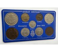 historicgiftsets 1953 British Coin Gift Set (Retro 72nd Birthday Year of Birth or Wedding Anniversary Present)