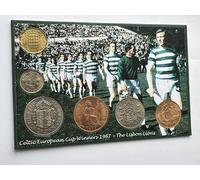 historicgiftsets Glasgow Celtic (Bhoys Hoops) The Lisbon Lions Vintage European Cup Final Winners Retro Coin Present Display Gift Set 1967