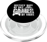 History Buff By Day Gamer By Night Students History Lover PopSockets PopGrip for MagSafe
