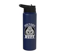 History Buff Pharaoh Funny History Stainless Steel Insulated Water Bottle