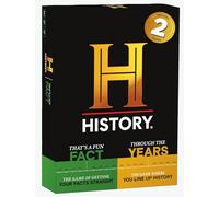History Channel 2-in-1 Edition - Through The Years/That's A Fun Fact - General Knowledge Super Trivia Chronology Timeline Party Card Game for Adults, Family, Teen in The Pursuit of Trivial Knowledge
