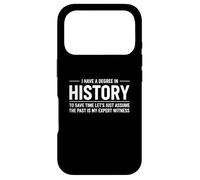 History Degree Expert Witness Historian Academic Past Witty Case for iPhone 17 Pro