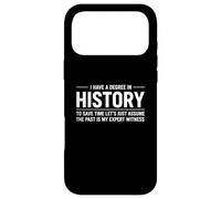 History Degree Expert Witness Historian Academic Past Witty Case for iPhone 17 Pro Max