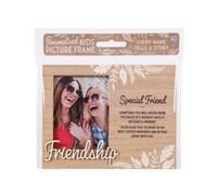 History & Heraldry Child's Picture Frame With Sentimental Caption - Friendship - For 8.5 X 11Cm Photo - Over 90 Titles Available