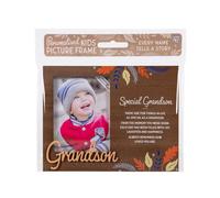 History & Heraldry Child's Picture Frame With Sentimental Caption - Special Grandson - For 8.5 X 11Cm Photo - Over 90 Titles Available