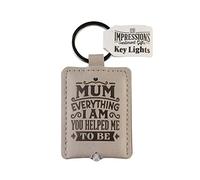 History & Heraldry Impressions Sentiment Gifts Leather Look Torch Key Ring Key Lights Mum