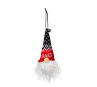 History & Heraldry Light Up Gonk Pre-personalised Christmas Hanging Decoration James 00269860392