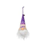 History & Heraldry Light Up Gonk Pre-personalised Christmas Hanging Decoration Lucy 00269860544