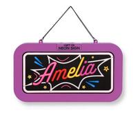 History & Heraldry Light Up Neon Name Sign - Amelia