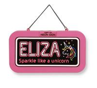History & Heraldry Light Up Neon Name Sign - Eliza