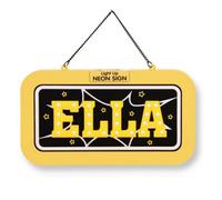 History & Heraldry Light Up Neon Name Sign - Ella