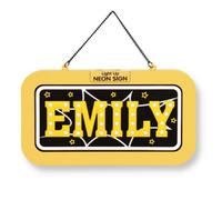 History & Heraldry Light Up Neon Name Sign - Emily