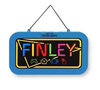 History & Heraldry Light Up Neon Name Sign - Finley
