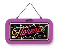 History & Heraldry Light Up Neon Name Sign - Florence