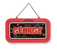 History & Heraldry Light Up Neon Name Sign - George
