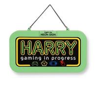 History & Heraldry Light Up Neon Name Sign - Harry