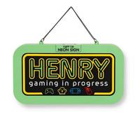 History & Heraldry Light Up Neon Name Sign - Henry