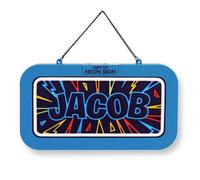 History & Heraldry Light Up Neon Name Sign - Jacob