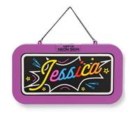 History & Heraldry Light Up Neon Name Sign - Jessica